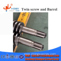 conical twin double screw barrel for pvc pipe